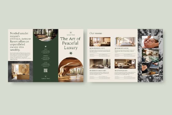 Property brochure printed for an estate agency