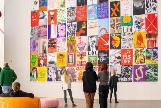 Exhibition artwork reproduced as a large-format print